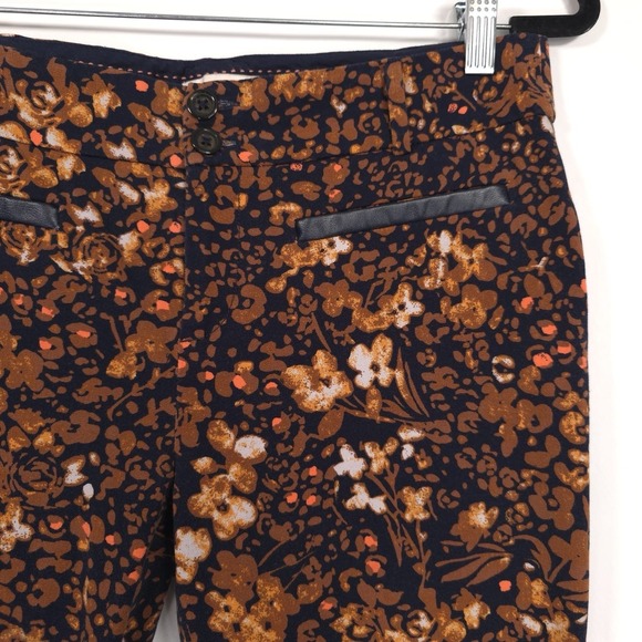 The Essential Slim by Anthropologie Women's Size 6 Brown Orange Pants Trousers - Picture 12 of 16